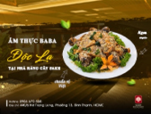 ẨM THỰC BABA ĐỘC LẠ TẠI NHÀ HÀNG CÂY SAKE