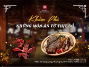 SERIES KHÁM PHÁ: NHỮNG MÓN ĂN NGON TỪ THỊT ĐỎ