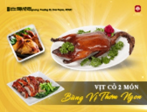VỊT CỎ 2 MÓN - BÙNG VỊ THƠM NGON